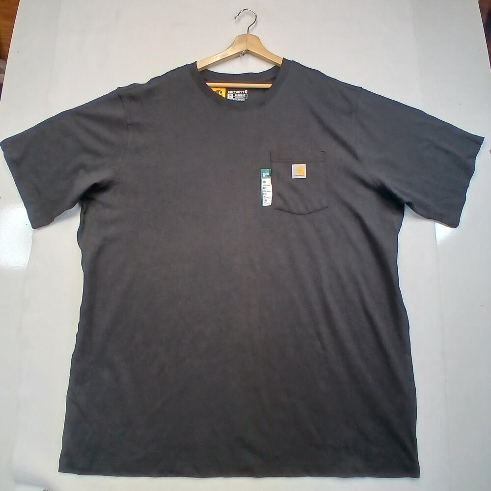 Carhartt Mens 3XL Tall Heavyweight Pocket T Shirt Short Sleeve Black NWT